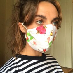 Gorgeous bug print mask