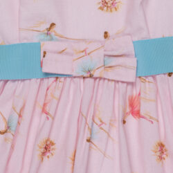 Ballet Bow on our pretty classic ballerina print dress
